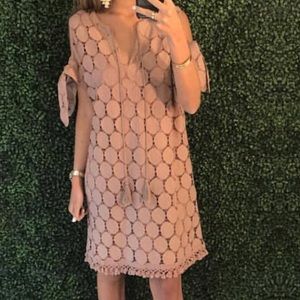 Tan mid dress